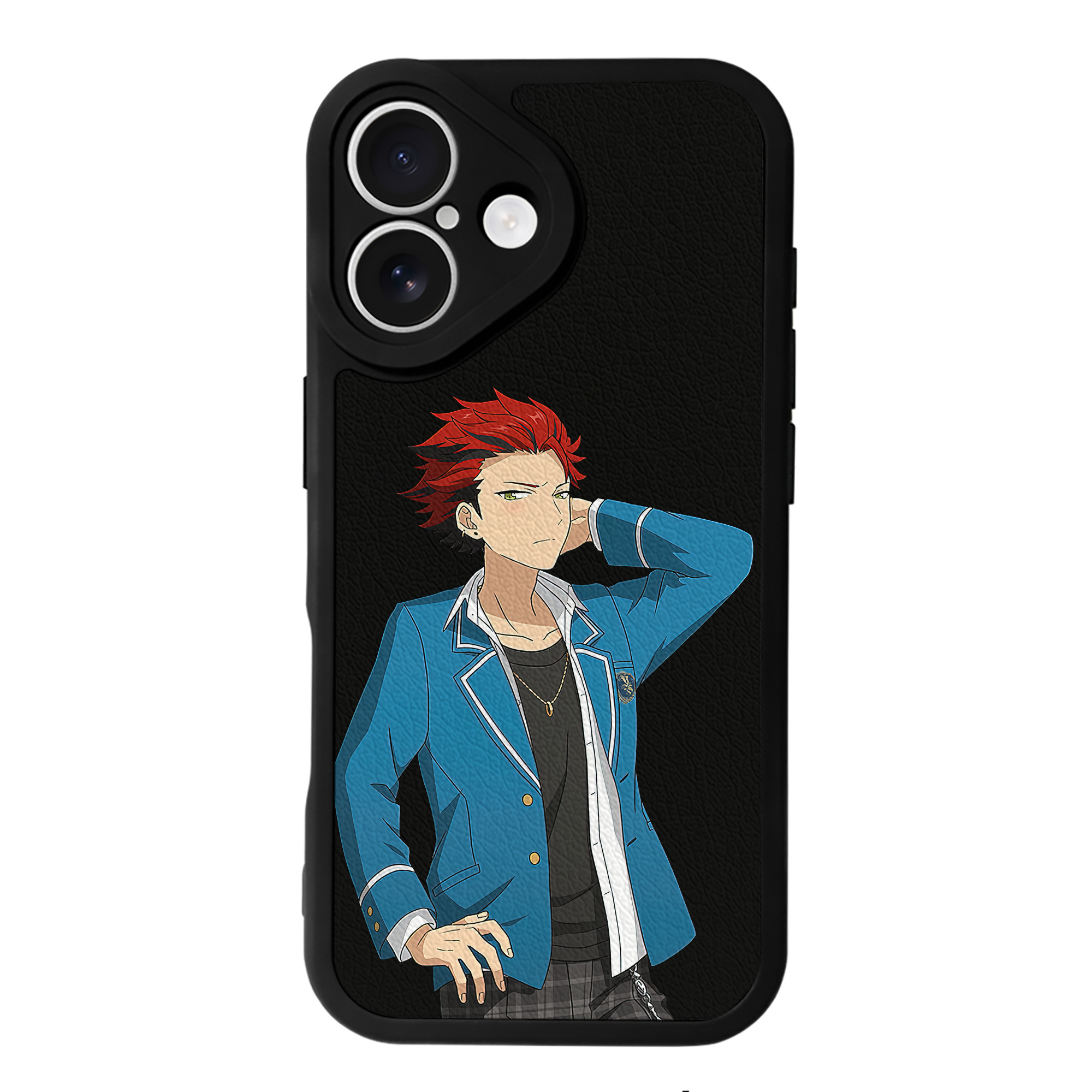 （画像用） あんさんぶるスターズ! Ensemble Stars 【iPhone 16シリーズ対応】シリコンスマホケース（レザー調） 材質：シリコン